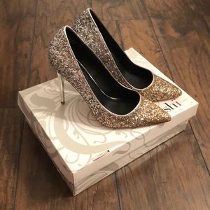 Shi by Journeys silver heels